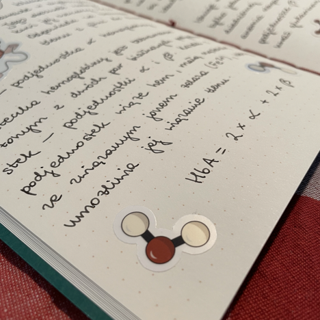 Naklejki na zeszyt