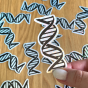 Naklejka DNA