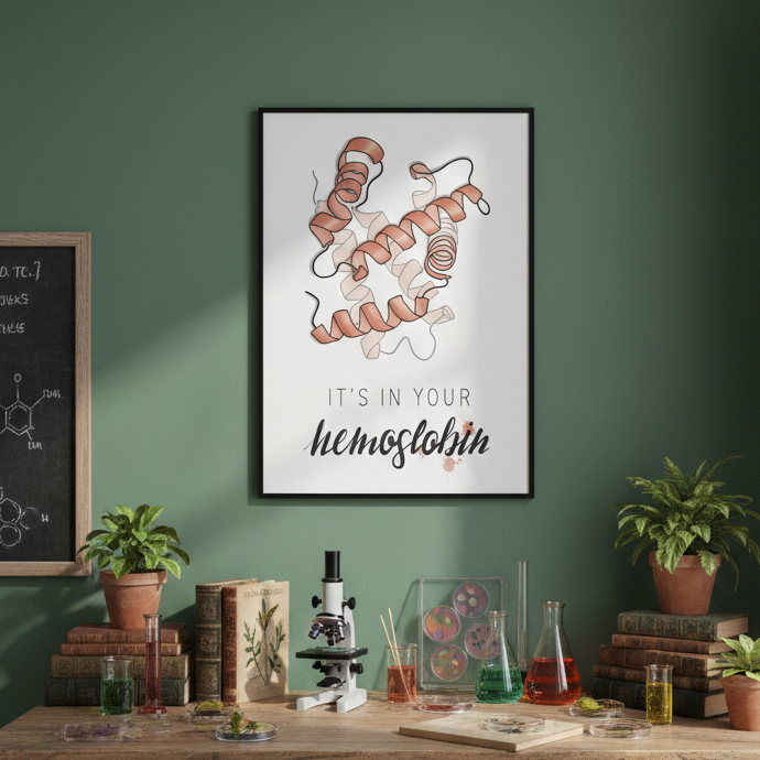 Motywujący plakat biologiczny